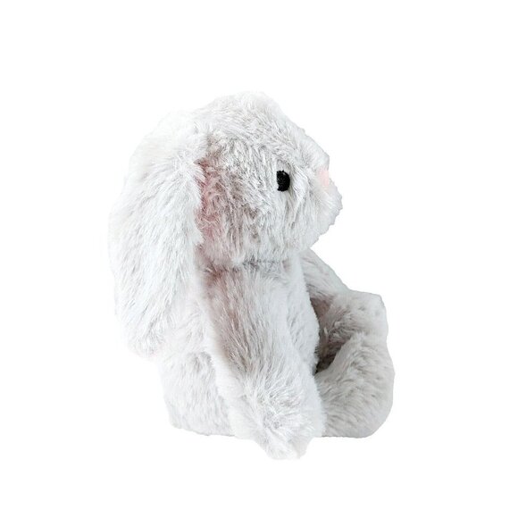 Limelife By Alcone Bunny Rabbit Plush w/Pink Ears Stuffed Animal Gray 9 Inch - Picture 3 of 5